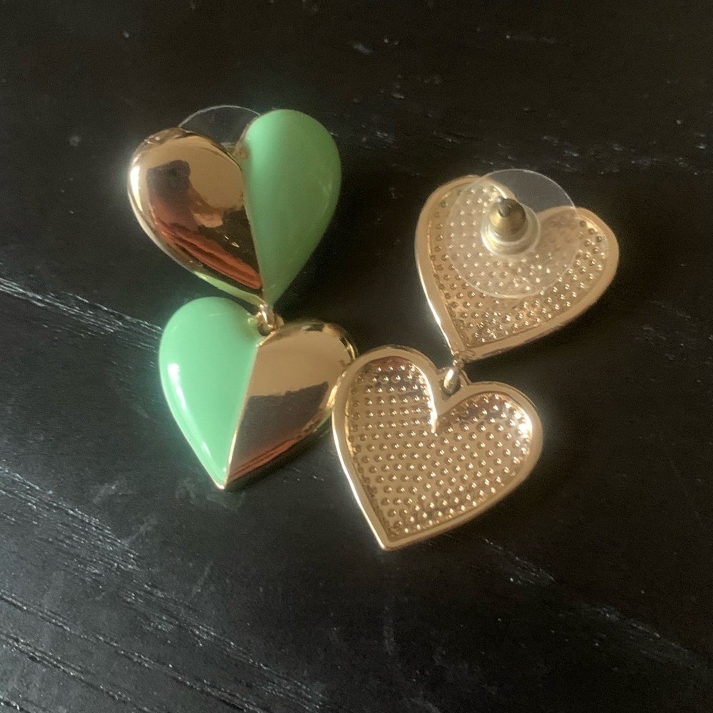 Heart earrings (free with purchase)